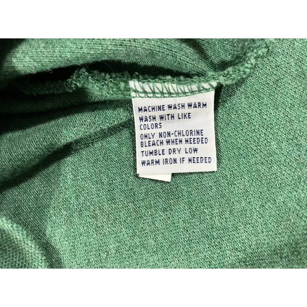 Polo Ralph Lauren Polo Shirt Mens XL Green Custom Fit‎ Purple Pony Logo Knit